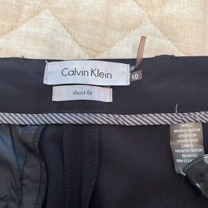 Calvin Klein Black Boot Cut Flare Pants